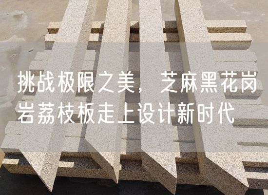 挑戰(zhàn)極限之美，芝麻黑花崗巖荔枝板走上設(shè)計(jì)新時(shí)代