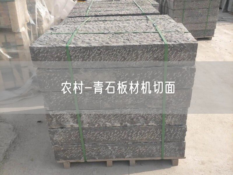 農(nóng)村-青石板材機(jī)切面