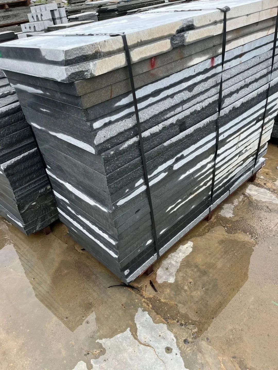 3公分厚300×600石材：芝麻黑、芝麻灰、芝麻白花崗巖種類及價(jià)格(圖8)