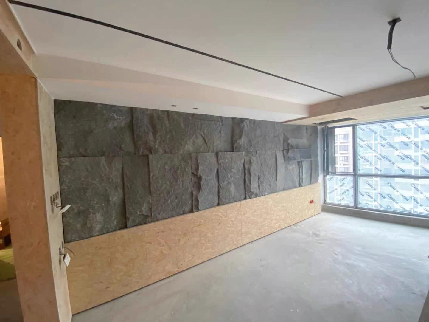 玄關(guān)石材背景墻