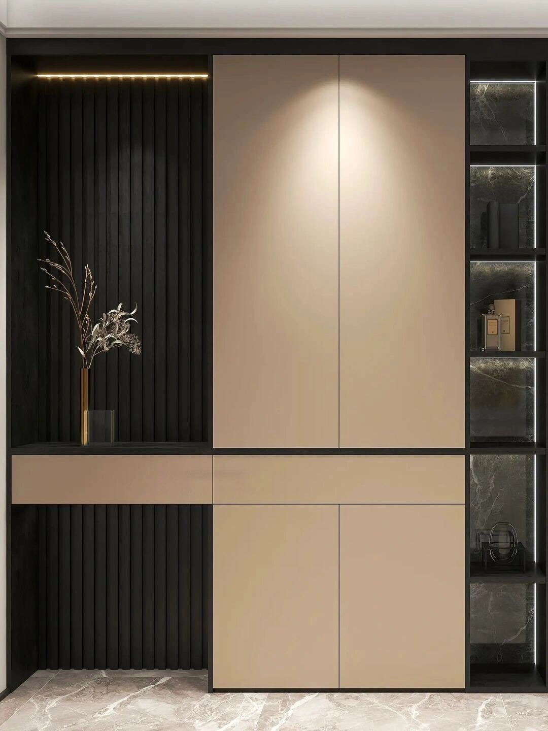 石材裝飾裝修中濕貼法用于高度超3米墻面時(shí)分層灌漿的單次澆筑厚度