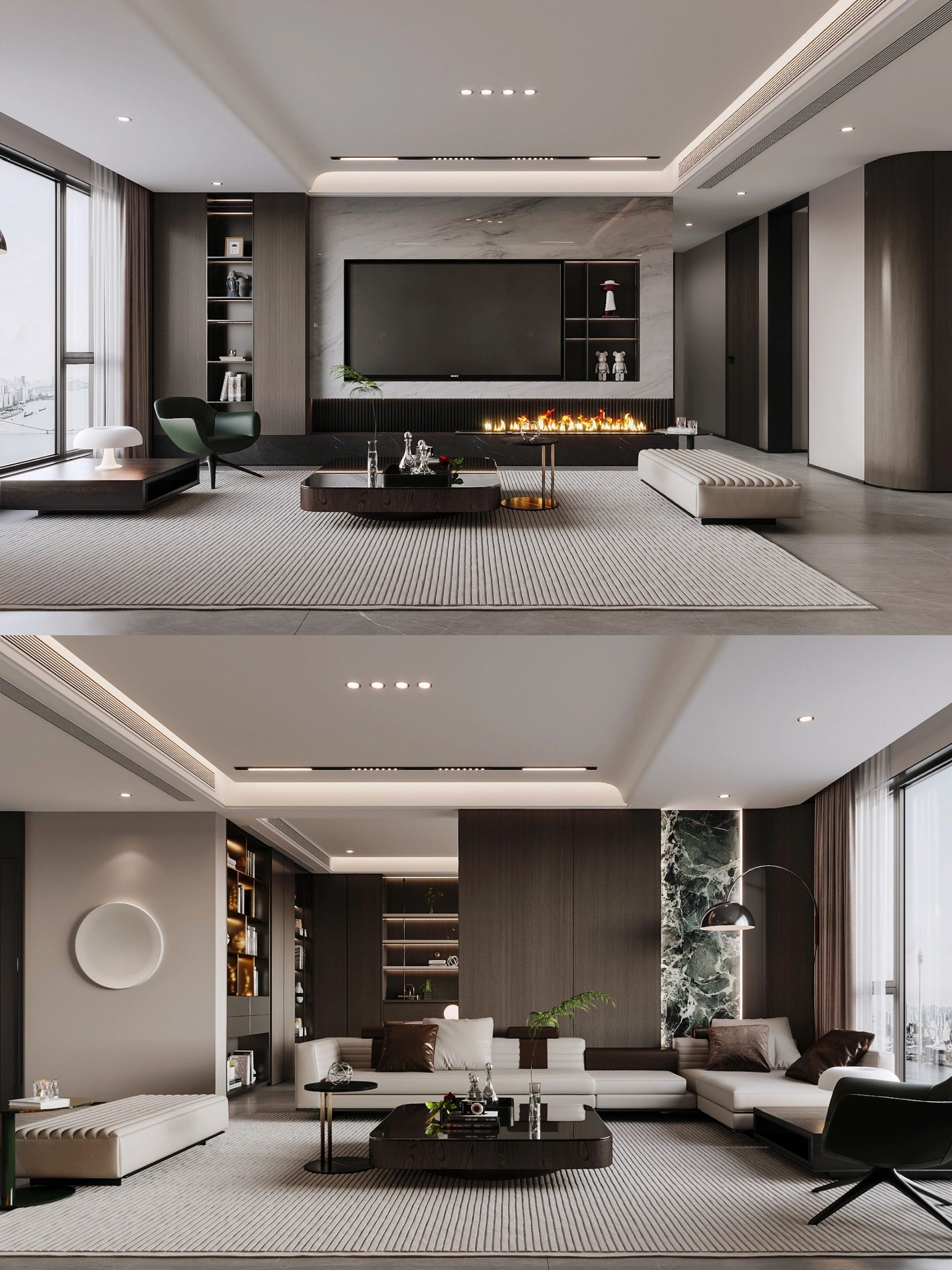 大理石地鋪，打造奢華典雅的家居氛圍(圖2)