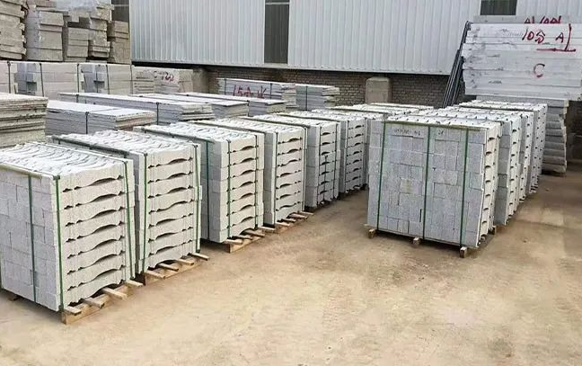 芝麻白花崗巖廠家地址及白色大理石外墻貼面案例(圖2)