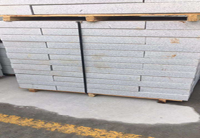 火燒板芝麻黑防滑紋理制作